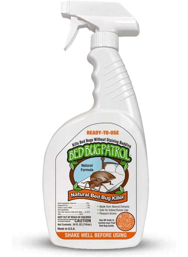 Bed Bug Patrol Natural, Non-Toxic, Family and Pet Safe Bed Bug Killer- 24oz - Image 1
